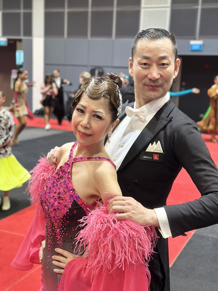 Galaxy Dance Academy adult student with award